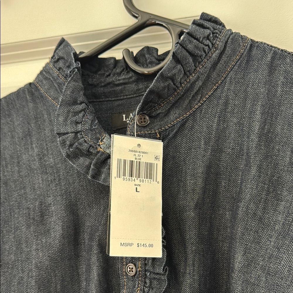 Women's Ralph Lauren Blue Denim Jean shirt